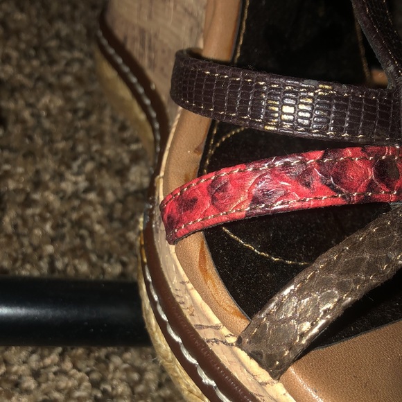 Sofia Vergara Multi-Animal Print Open Tow Wedge Heel - Picture 12 of 13